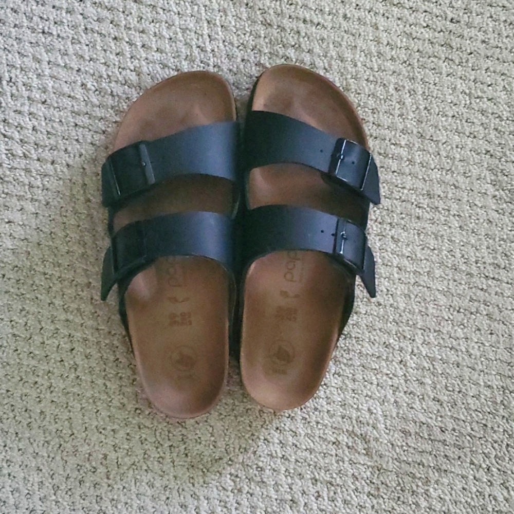 Black platform Birkenstock 39/8